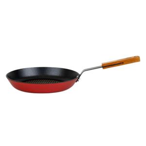티크목 우드핸들 불소수지코팅 IH 후라이팬 28cm