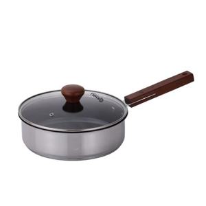 레벤2 IH 스텐 소테팬 24cm(유리뚜껑포함)