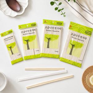 일회용 젓가락 종이포장 10p 30p 50p 100p 개별포장 나무 우드 캠핑 업소용 식당