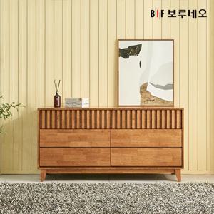 앳홈 비엔나 러버우드 원목 3단 1500 와이드 서랍장