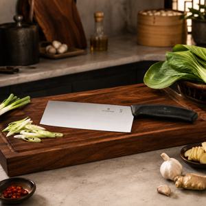 스위스 클래식 일자날 중식도 18cm 블랙 6.8563.18B