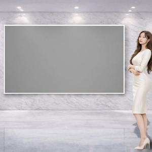 CLR 빔스크린 액자형 프리미엄블랙 초단초점 10mm 화이트 베젤