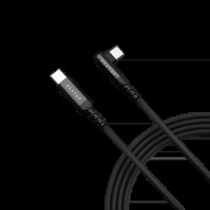 100W 베이직 초고속 충전 C to C 케이블 1.2m L형 ㄱ자