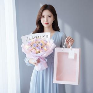 루미에르 LED 플라워 기프트 세트 비누꽃 졸업 입학 축하 꽃다발