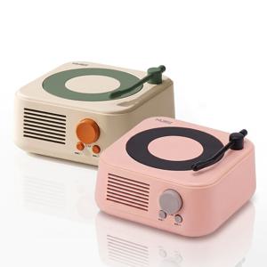 LP 턴테이블 감성 레트로 블루투스 스피커 FM라디오 HR-RT100