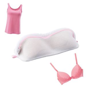 지퍼고정 이중 브라탑 속옷 빨래망 브래지어 세탁망 W-453