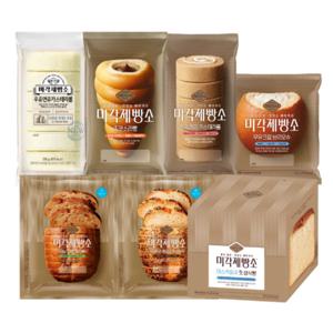 좋은원료 미각제빵소 10봉 외 (소라빵/크림브리오슈/카스테라롤/생식빵/깜빠뉴)