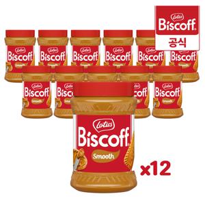 로투스 비스코프 스프레드 스무스 400g x 12개 / 카라멜 비스킷 로투스잼