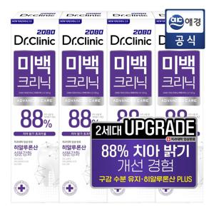 2080 닥터크리닉 2.0 미백 120gX4입