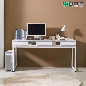 파란들가구 1500 스틸다리 일자책상 학생책상 입식책상