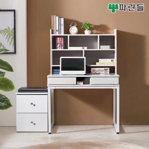 파란들가구 900 스틸다리 일자책상세트 학생책상세트 입식책상