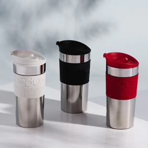 보덤 스테인리스 트래블프레스 커피메이커 추가뚜껑 세트 350ml 오프화이트