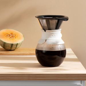 보덤 푸어오버 커피메이커 영구필터 500ml 오프화이트