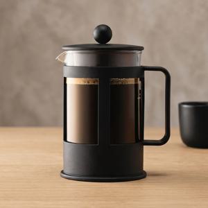보덤 케냐 프렌치프레스 스퀘어 커피메이커 500ml 4컵 블랙