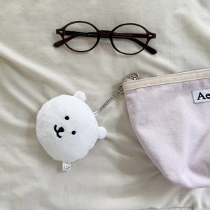 농담곰 담곰이 봉제 인형 휴대용 거울 키링