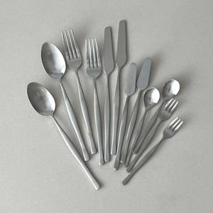 국내생산 Satin 샤틴 4인 커트러리 풀구성 세트 30P Silver