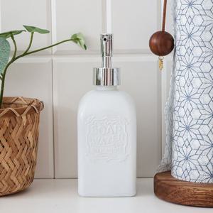 SOAP WATER 유리 핸드워시 주방세제 디스펜서 욕실 리필용기 공병 430ml