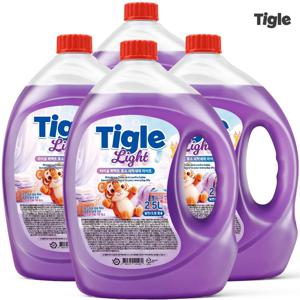 3+1 타이글 7중 효소 퍼펙트 대용량 액체 세탁세제 2.5L 선샤인런드리향 일반 드럼