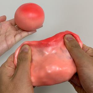 복숭아과즙팡 크런치 크래싱볼 스퀴시 말랑이 ASMR