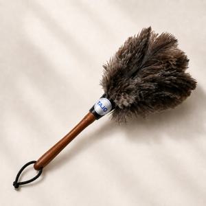 고급 천연 타조털 먼지털이 28cm 먼지제거