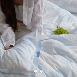 레이어 아사 순면 100% 패치워크 차렵이불 SS/Q 2color
