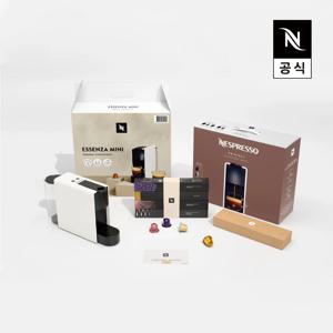 공식 오리지널 스타터팩 에센자미니 C30 화이트 캡슐커피머신