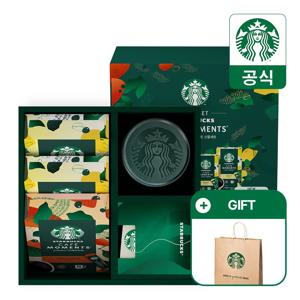 스타벅스 카페모먼트 선물세트 (스틱30T+65g 1병 +머그) + 쇼핑백 증정