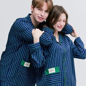 성인 헤리티지 실크핏 긴팔 파자마 간절기 잠옷 상하세트