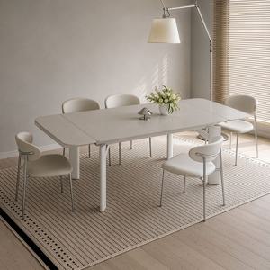 스키야 확장형 포세린 세라믹 광폭900mm 식탁 4인 6인 8인 테이블 1400-2000