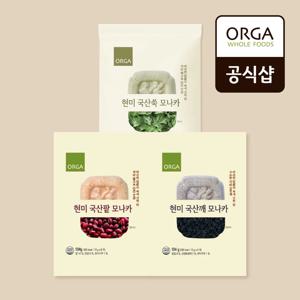ORGA 현미 모나카 3종 선물세트 (13gX24개입)