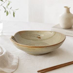 다즐링 샐러드볼 4호 (가로 23 cm) 찬기 그릇 식기 전통그릇 업소용 그릇