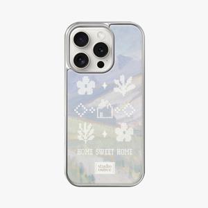 홈스윗홈 에폭시 범퍼 실버 폰케이스 home sweet home phone case