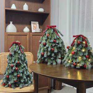 미니 탁상 트리 크리스마스 선물 패키지 PE100 케익 트리 30,40,50cm