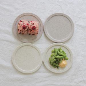 여주 운무 평접시 15.7cm 2color 앞접시 디저트그릇 샌드 도자기