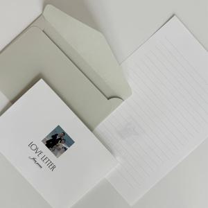 Loveletter 편지지 세트 커플사진 결혼기념일 커스텀 맞춤제작 편지봉투