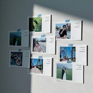 Memoir 엽서 편지지 세트 커플사진 결혼기념일 커스텀 맞춤제작 편지봉투