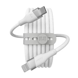 우븐 USB C타입 to 라이트닝 8핀 MFi 고속충전 케이블 화이트 200cm