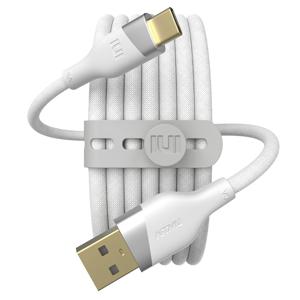 우븐 USB C타입 고속충전 케이블 화이트 50cm