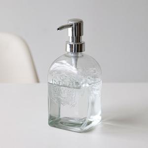 SOAP WATER 투명 주방세제 디스펜서 핸드워시 물비누 펌프 리필용기 470ml