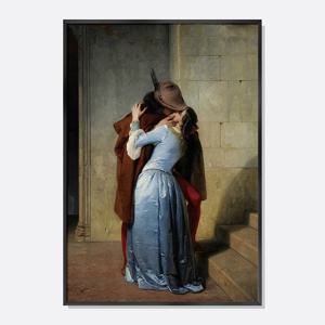 명화 작품 인테리어 포스터 유럽 미술 그림 액자 프란체스코 하예즈 키스 입맞춤