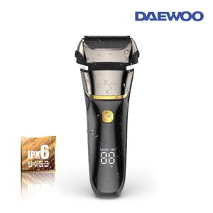 대우 3중날 LED 파워 밀착 전기 면도기 트리머 C타입충전 건습식 방수