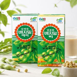 베지밀 담백한 A 에이 , 달콤한 B 비 두유 190ml 24팩, 48팩