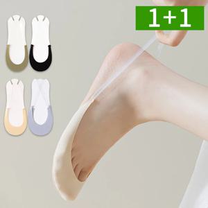 1+1 구두덧신 여성 페이크삭스 여름 끈 양말