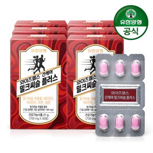 와이즈헬스 간케어 밀크씨슬 플러스 180정(6개월분) / 실리마린 비타민