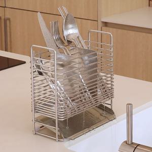 메종치비네 304 올스텐 자동 물빠짐 수저통 3구