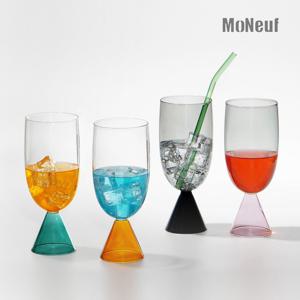 모네프 투톤 글라스 하이볼잔 4P세트