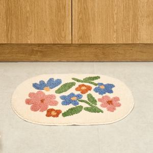 L 터프팅 발매트 플라워 40X60