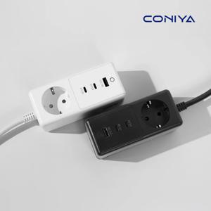 멀티콘센트 1구 USB 올인원 멀티탭 GaN65W 초고속충전 4000W