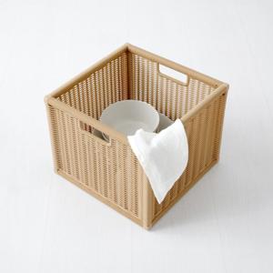 라탄 바스켓 수납함 정리 사각 바구니 간식 수건보관함