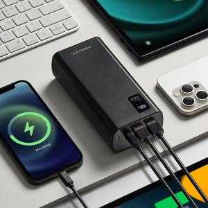 보조배터리 30000mAh 대용량 고속충전 PD 20W C타입 LED 잔량표시
